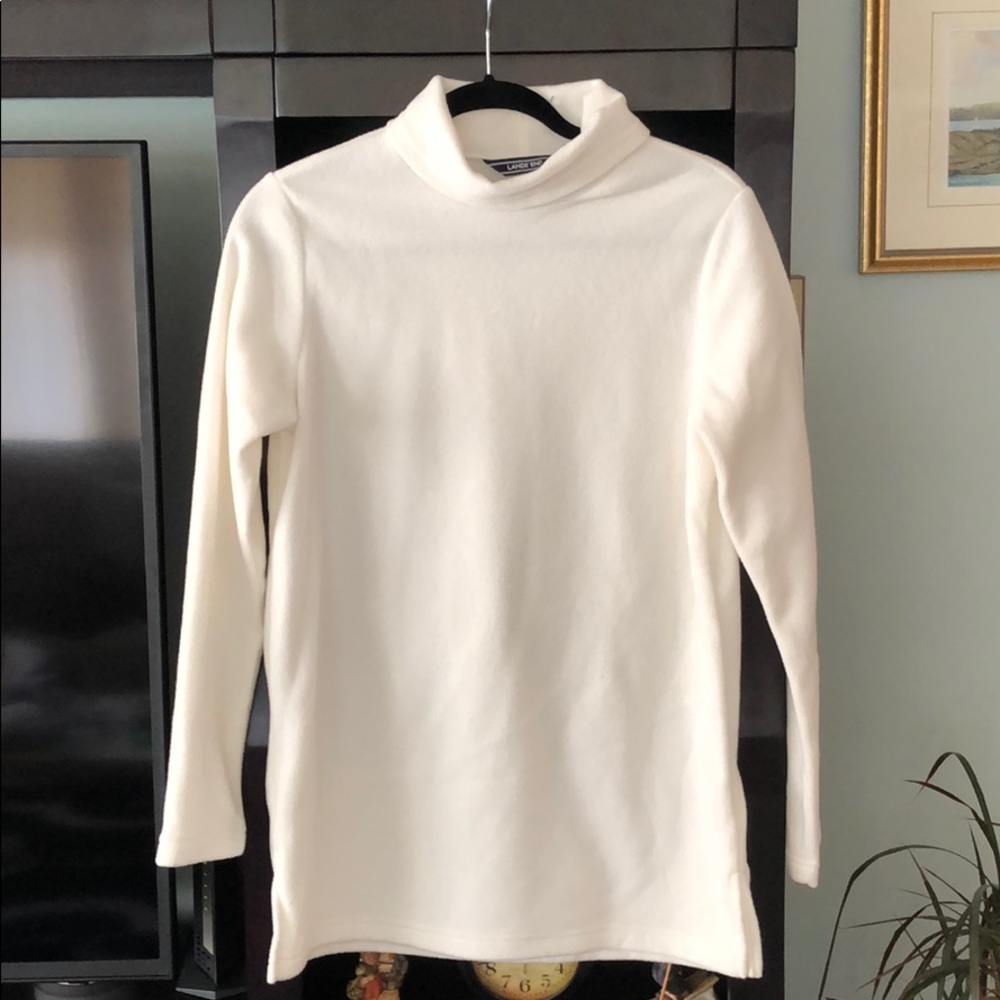 Lands End fleece turtleneck
